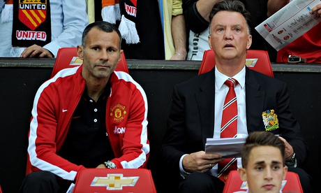 Louis van Gaal, right, was appointed Manchester United's manager in May, when he was still in charge