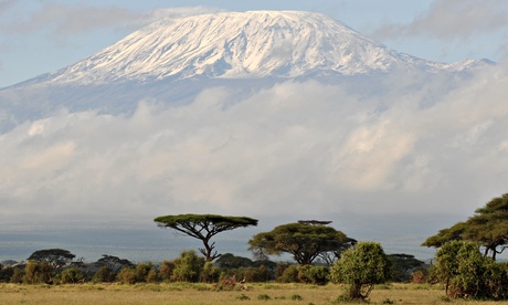 'Starting at the Mount Kilimanjaro end …'