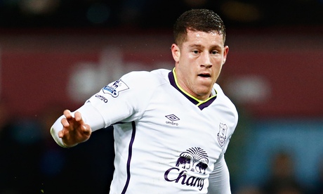 Ross Barkley in action for Everton