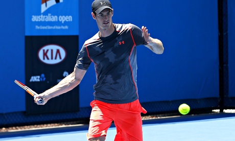 Andy Murray at the Australian Open