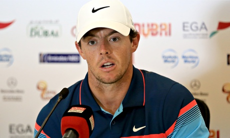 Rory McIlroy, world No1 golfer, in Dubai