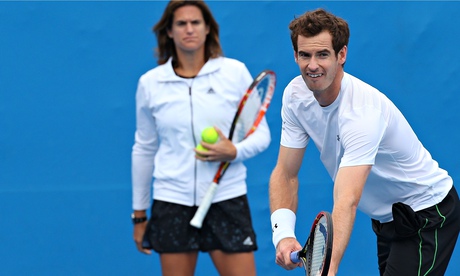 Andy Murray, British No1, and coach Amélie Mauresmo