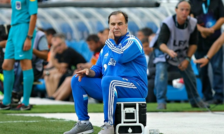 Marcelo Bielsa during his time in charge of Marseille