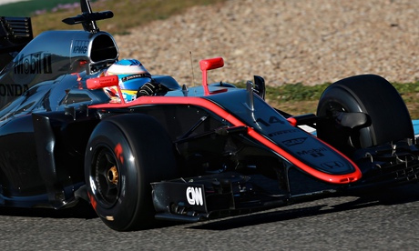 McLaren's Fernando Alonso during pre-season testing at the Circuito de Velocidad in Jerez, Spain. 