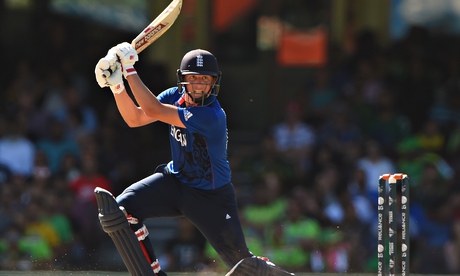 Gary Ballance in action for England in their World Cup warm-up match against Pakistan