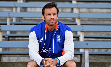 Mark Ramprakash looks on during an England nets session in Wellington