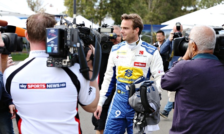  Giedo van der Garde in Sauber overalls during practice at Albert Park 