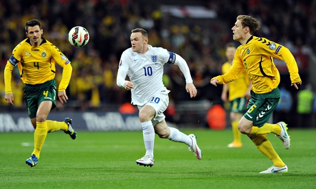 Wayne Rooney, pictured in the win over Lithuania, wants opposition sides to fear playing against Eng