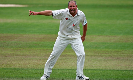Somerset v Kent, Darren Stevens appeals for a wicket