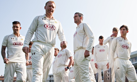 Gareth Batty, Surrey, captain with Kevin Pietersen