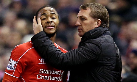 Raheem Sterling and Brendan Rodgers