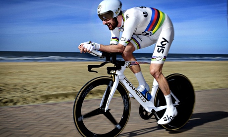 British cyclist Bradley Wiggins of Team