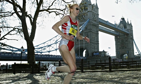 Paula Radcliffe's world record of 2:15.25 from the 2003 London Marathon still stands