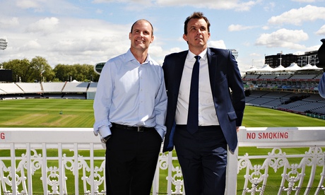 Andrew Strauss and Tom Harrison