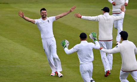 England's James Anderson 