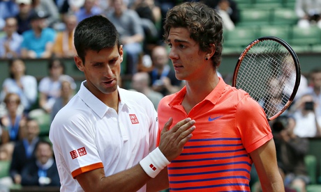 Novak Djokovic and Thanasi Kokkinakis