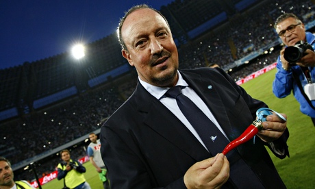 Napoli's coach from Spain Rafael Benitez