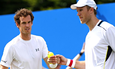 Andy Murray, left, and Dom Inglot