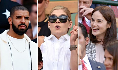 Drake, Rosamund Pike and Michelle Dockery