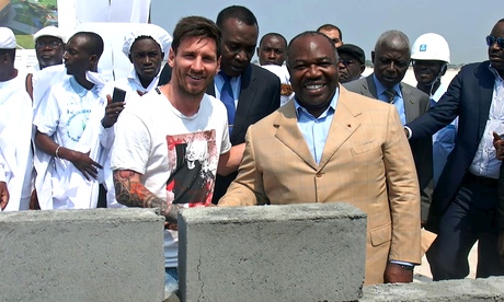 Ali Bongo Lionel Messi