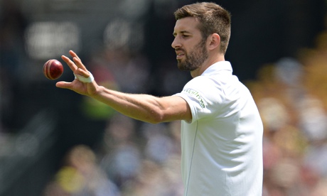 England's Mark Wood v Australia at Lord's