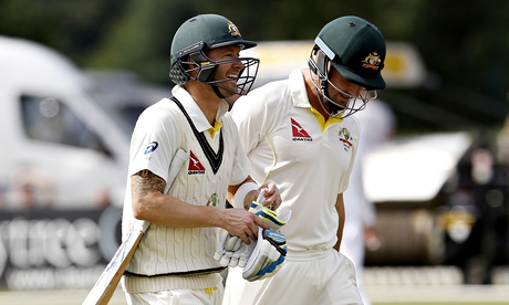 Michael-Clarke-Mitchell-Marsh-Australians-Derbyshire