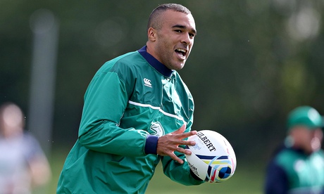 Simon Zebo says Ireland's coach Joe Schmidt gives him licence to be creative. 