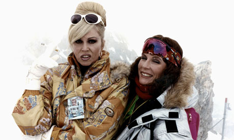 Jennifer Saunders and Joanna Lumley In Absolutely Fabulous 