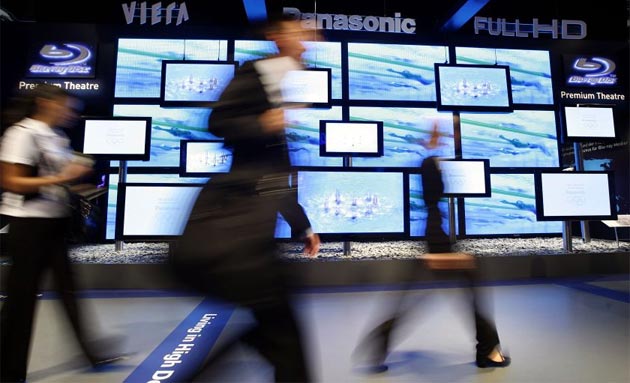 IFA 2007: Panasonic TV display