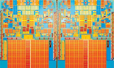 Intel 45nm quad core chip