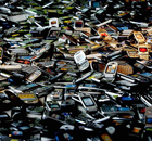 Discarded mobile phones