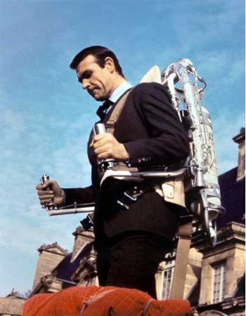 Jetpack: Sean Connery in Thunderball