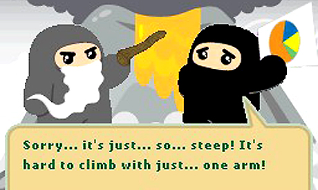 Ninjatown game for the DS