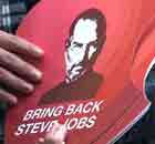 Bring back Steve Jobs flyer outside Macworld conference, San Francisco