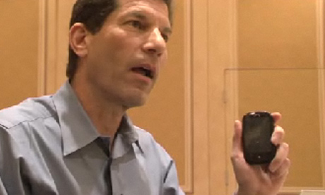Palm's Jon Rubenstein with the Pre mobile phone