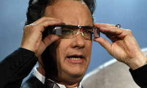 Tom Hanks Sony 3D glasses