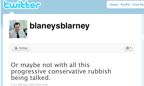 Blaneys Blarney: Twitter account subject to a lawsuit