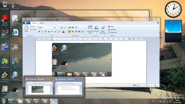 Windows 7: Windows 7 taskbar