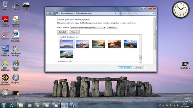 Windows 7: Windows 7 UK wallpapers