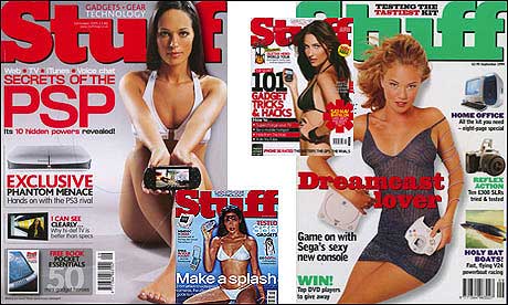 Stuff magazine covers
