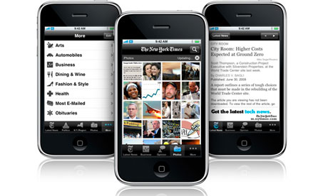 New York Times iPhone app