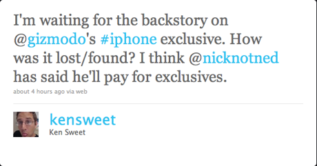 Ken Sweet asks Nick Denton