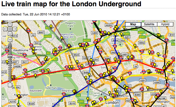london underground map 2010. Live Underground train: if you