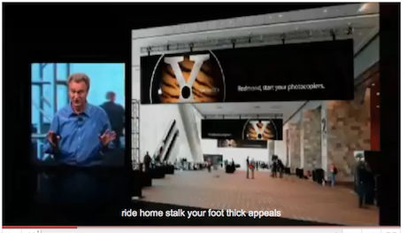 Bertrand Serlet at WWDC 2006