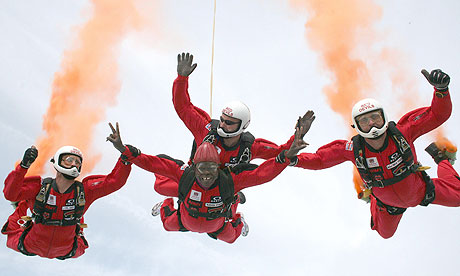 Parachute jump