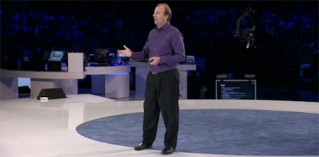 Andy Lees in July 2011 speaking at Microsoft's Windows Partners Conference