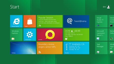 Windows 8 Metro first look