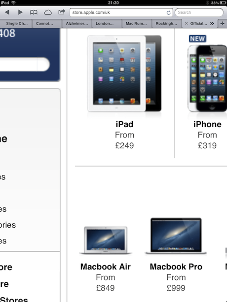 iPad mini - UK price?