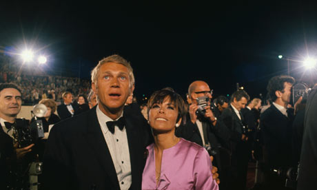 Steve McQueen and His Wife Neile Adams Attending the 1967 Academy Awards