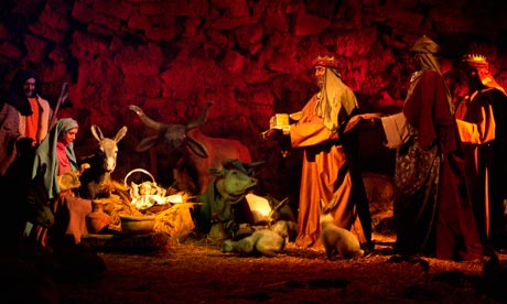 Crib scene at Argentina's Tierra Santa